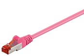 Nettverkskabel - CAT 6 patch cable S/FTP (PiMF) magenta - 4040849955051