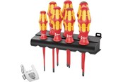 Håndverktøy - Wera Kraftform VDE/7 Heavy Metal 2 VDE Screwdriver set 8-piece Pozidriv Phillips Slot TORX - 05138712001