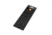 DIY Vannkjøling - EK Water Blocks EK-Quantum Torque Color Ring 10-Pack STC 10/16 - Black - 3831109816530