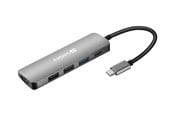 Dokkingstasjon - Sandberg USB-C Multiport Dock (with 100W PD) - 136-32