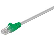 Nettverkskabel - CAT 5e Crossover-patch cable U/UTP grey-green 5 m - 4040849688683