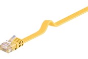 Nettverkskabel - CAT 6 Flat-patch cable U/UTP yellow - 4040849964084