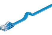 Nettverkskabel - CAT 6 Flat-patch cable U/UTP blue - 4040849964077