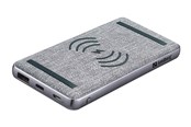 Nødlader - Sandberg Powerbank 10000 PD20W+Wireless Nødlader - Grey - 10000 mAh - 420-61