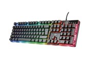 Tastatur - Trust GXT 835 Azor Illuminated Gaming - Tastatur - Nordisk - Svart - 23936