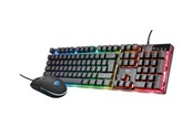 Tastatur - Trust Gaming GXT 838 Azor Gaming Combo - Gamingtastatur - Svart - 23289