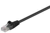 Nettverkskabel - CAT 5e patch cable U/UTP black 20 m - 4040849686481