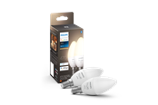 Smarthus - Philips Hue White E14 B39 Candle Light - 2-pakning - 929003021102