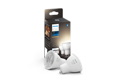 Smarthus - Philips Hue White GU10 Spotlight - 2-pakning - 929003666902