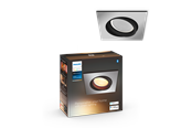 Smarthus - Philips Hue Milliskin Innfelt Spotlight - Kvadratisk - Aluminium - 929003047201