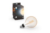 Smarthus - Philips Hue White Ambiance Filament G125 E27 Stor Globe - 1-pakning - 929002478101