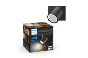 Smarthus - Philips Hue Runner Single Spotlight - Svart - Uten Dimmebryter - 929003812201