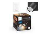 Smarthus - Philips Hue Runner Sigle Spotlight - Svart - Med Dimmebryter - 929003812401