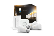 Smarthus - Philips Hue White Ambiance A60 E27 1100 Lumen - Startersett med 3 pærer - 929002468403