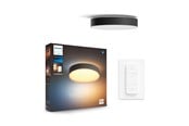 Smarthus - Philips Hue Enrave Medium Taklampe - Svart - 915005996701