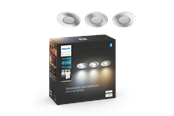 Smarthus - Philips Hue Adore Innfelt Baderomsspot - Krom - 3-pakning - 929003807901