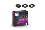 Smarthus - Philips Hue Centura Innfelt Spot - Rund - Svart - 3-pakning - 929003809501