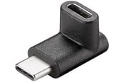 USB - Pro USB-C to USB-C - adapter 90° - black - 4040849555565