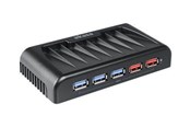 USB-hub - Akasa Connect 7 EX - hub - 7 ports USB-hub - 7 porter - Svart - AK-HB-11BK