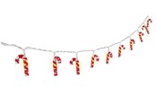 Lamper - Goobay String Light "Candy Canes" med 10 LED-pærer - 4040849581175