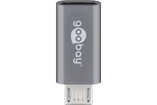 USB - Pro Micro-USB to USB-C adapter- grey - 4040849555534