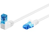 Nettverkskabel - CAT 6A - 90°angled White - 5m - 4040849515392