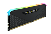 RAM - Corsair Vengeance RGB RS DDR4-3200 - 16GB - CL16 - Single Channel (1 pcs) - AMD Optimized - Svart med RGB - CMG16GX4M1E3200C16