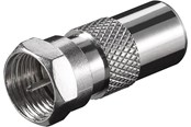 Lydkabel - Pro F-adapter: F male > Coaxial male - 4040849116254