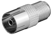 Antennekabler - Pro F-adapter: F female > Coaxial female - 4040849118401