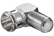 Antennekabler - Pro Angle adapter: F male (Quick) > F female 90° - 4040849124358