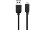 USB - Pro USB-A <-> USB Micro-B - 0.6m - Svart - 4040849939228