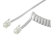 Telefon-kabel - Pro Phone handset spiral cable 2 m - 4040849502460