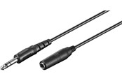 Lydkabel - Pro AUX headphone and audio extension cable 3-pin 6.35 mm - 4040849504280