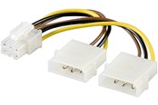 Strømkabel (intern) - Pro Power cable/adapter for PC graphics card 6-pin PCI-E/PCI Express - 4040849513602