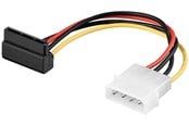 Nettverkskabel - PC power cable/adapter 5.25 inch male to SATA 90° - 4040849660306