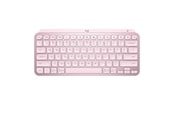 Tastatur - Logitech MX Keys Mini Minimalist Wireless Illuminated Keyboard - Rose - UK - Tastatur - Engelsk - Storbritannia - Rosa - 920-010497