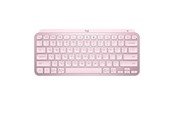 Tastatur - Logitech MX Keys Mini Minimalist Wireless Illuminated Keyboard - Rose - US - Tastatur - Amerikansk Engelsk - Rosa - 920-010500