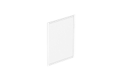 Kabinett-tilbehør - Ssupd Mesh Side Panel for Meshlicious - White - SSU-ACC-MESHLI-SIDE-M-WT