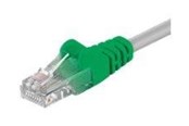 Nettverkskabel - CAT 5e Crossover-patch cable U/UTP grey-green 3 m - 4040849688669