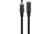 Strømkabel (ekstern) - Pro 2.1 mm DC extension cable Black - 4040849713996