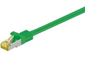 Nettverkskabel - RJ45 patch cord CAT 6A S/FTP (PiMF) 500 MHz with CAT 7 raw cable green - 4040849915956