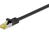 Nettverkskabel - RJ45 patch cord CAT 6A S/FTP (PiMF) 500 MHz with CAT 7 raw cable black - 4040849915994