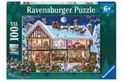 Puslespill - Ravensburger Christmas At Home 100p - 10112996