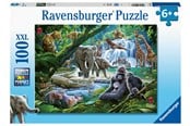 Puslespill - Ravensburger Jungle Families 100p - 10112970