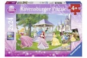 Puslespill - Ravensburger Enchanting Princesses 2x24p - 10108865