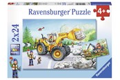 Puslespill - Ravensburger Digger At Work 2x24p - 78028