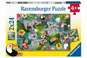 Puslespill - Ravensburger Koalas And Sloths 2x24p - 10105183