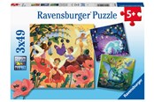 Puslespill - Ravensburger Magical Characters 3x49p - 10105181