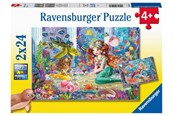 Puslespill - Ravensburger Mermaid Tea Party 2x24p - 51472