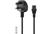 Tilbehør (fester, stikkontakter osv.) - Pro UK - power supply cord 1.8 m black - 4040849939594